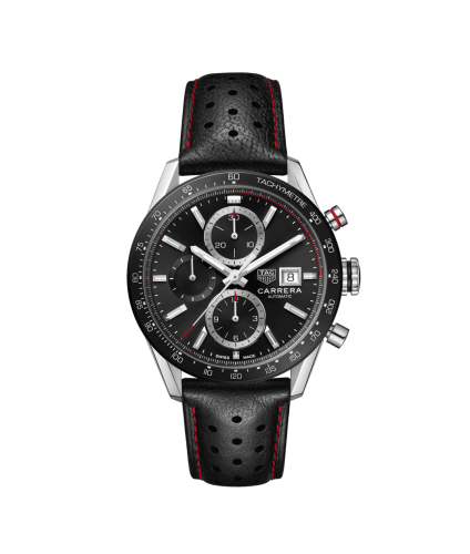 TAG Heuer Carrera Calibre 16 41 Stainless Steel / Black / Calf